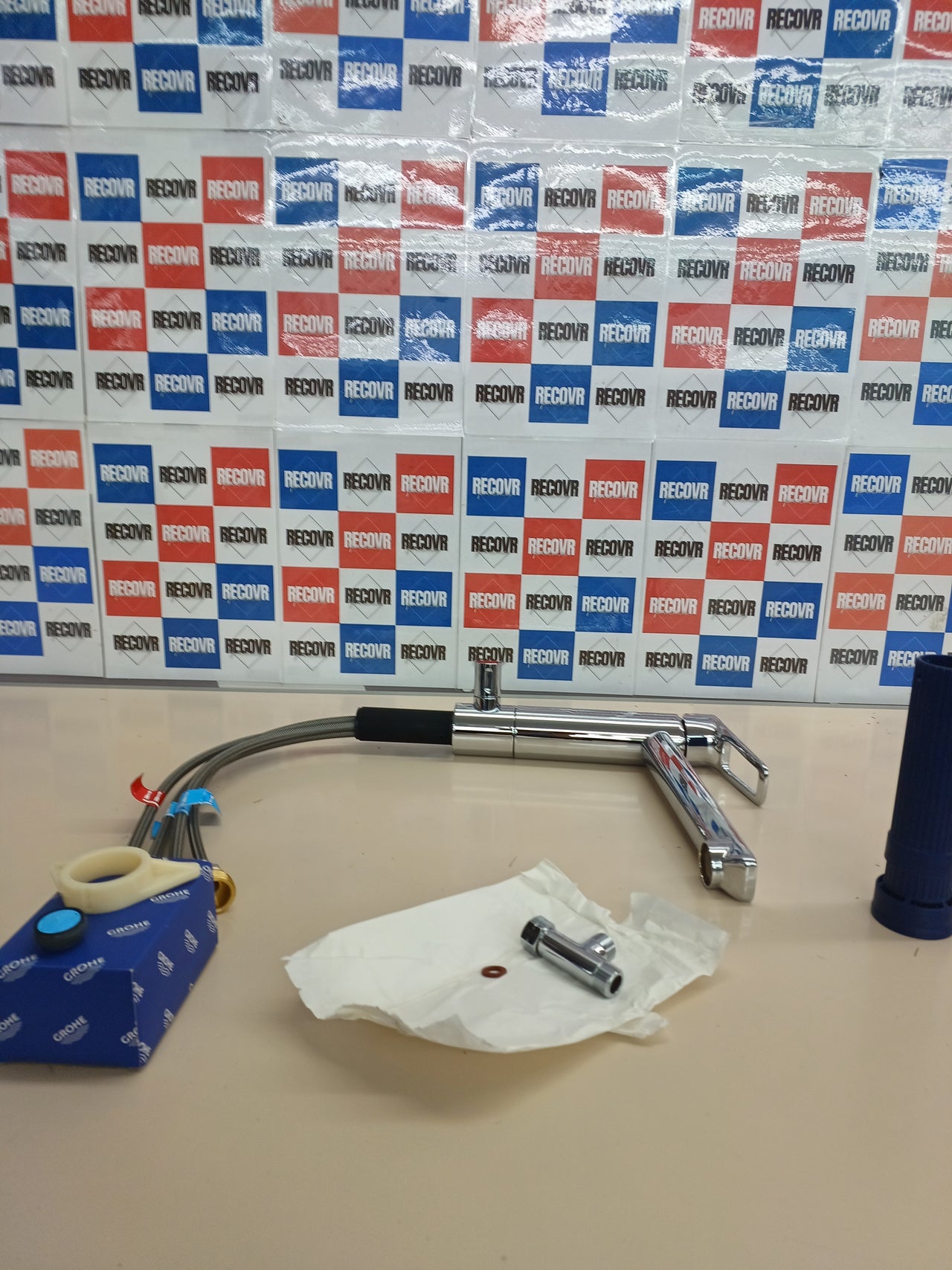 Grifo cocina caño medio-alto cromado - Grohe