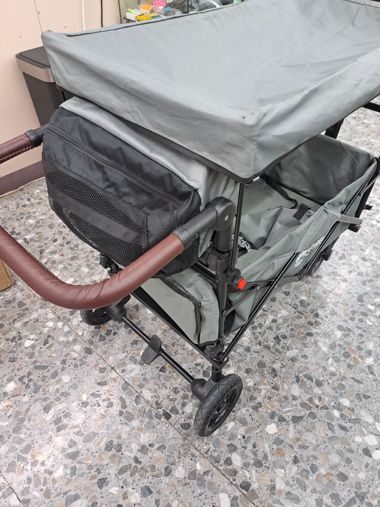 Carro plegable infantil 2 niños 100kg techo 110L Sekey