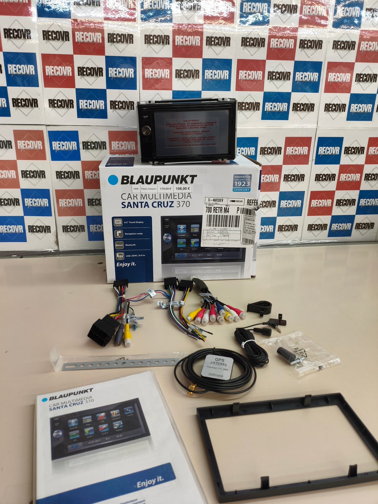 Blaupunkt Santa Cruz 370, radio 2-DIN táctil, Bluetooth, USB/SD