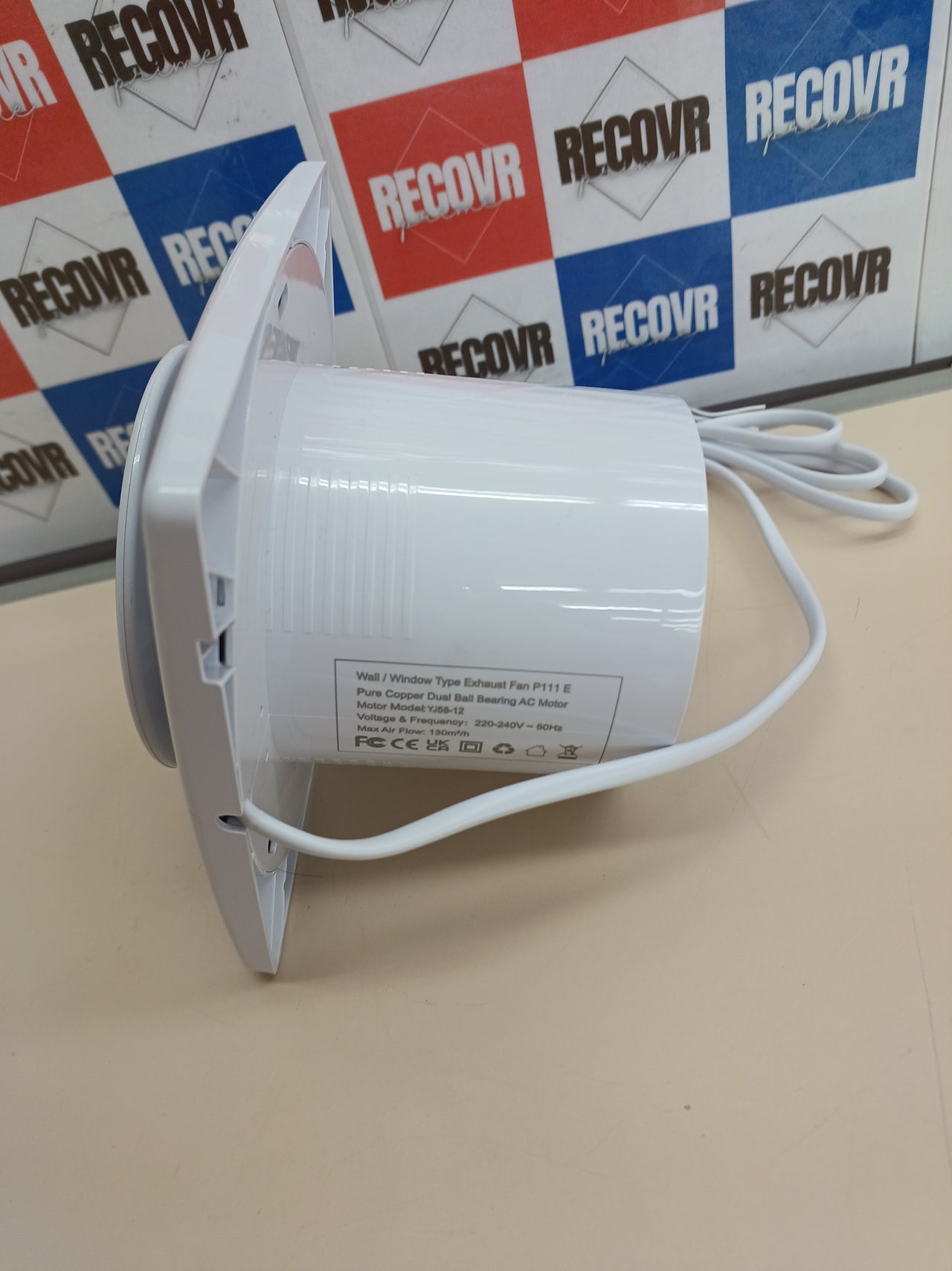 Extractor de Baño 100 mm Silencioso