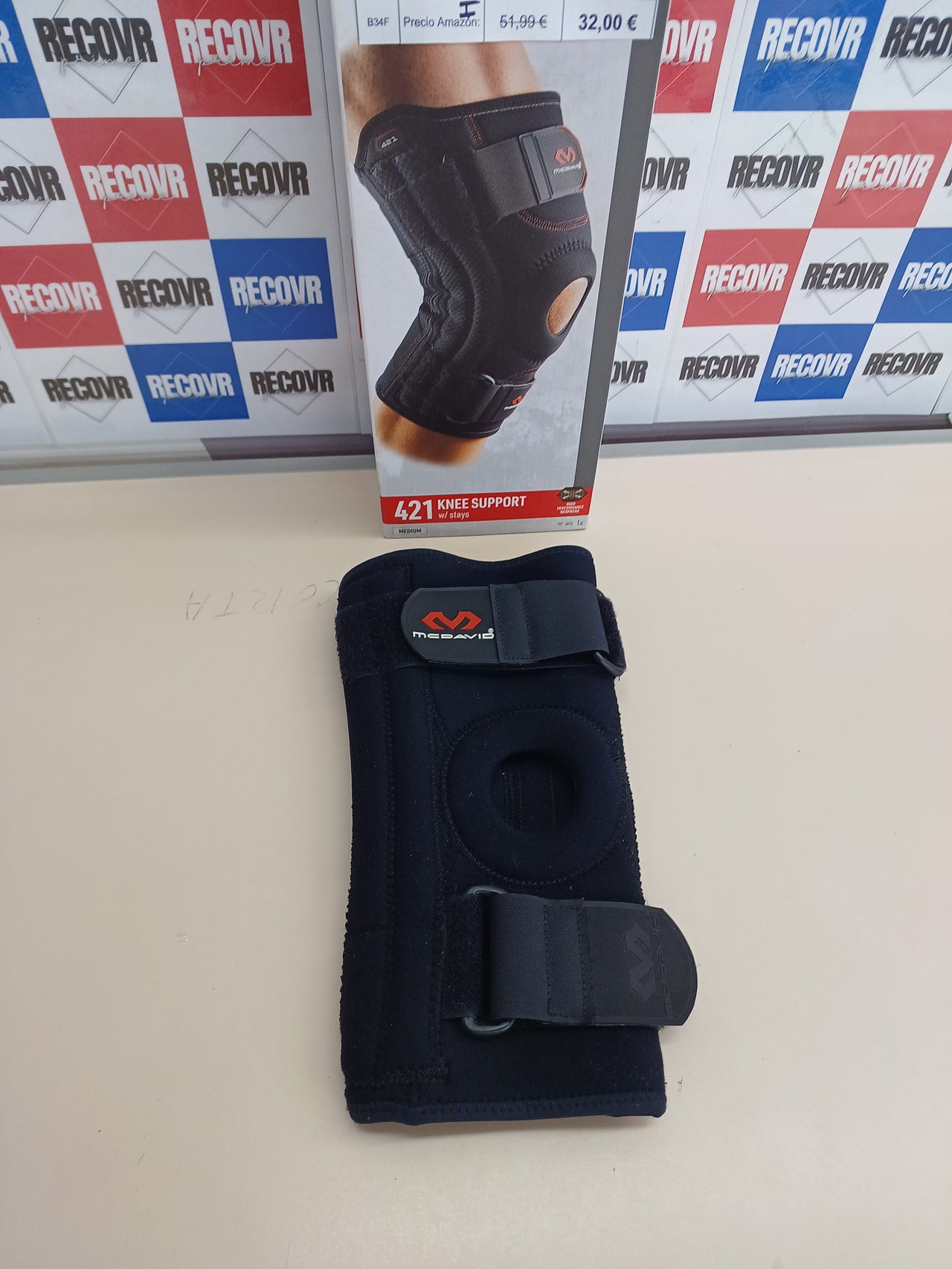 Rodillera McDavid 421 con refuerzos, Talla M