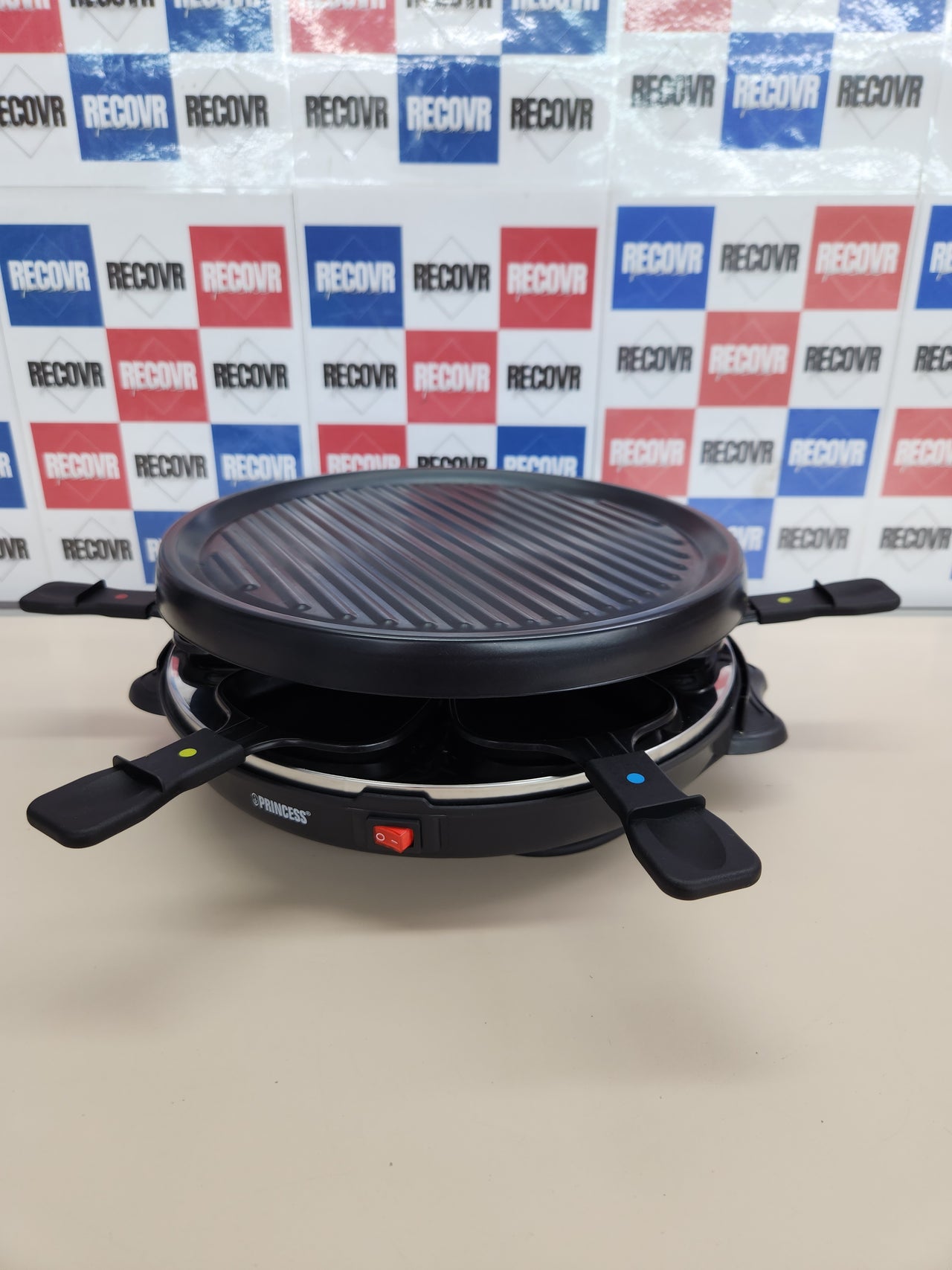 Raclette 6 Grill para 6 personas Party Princess con forma redonda Petra Electric 162725