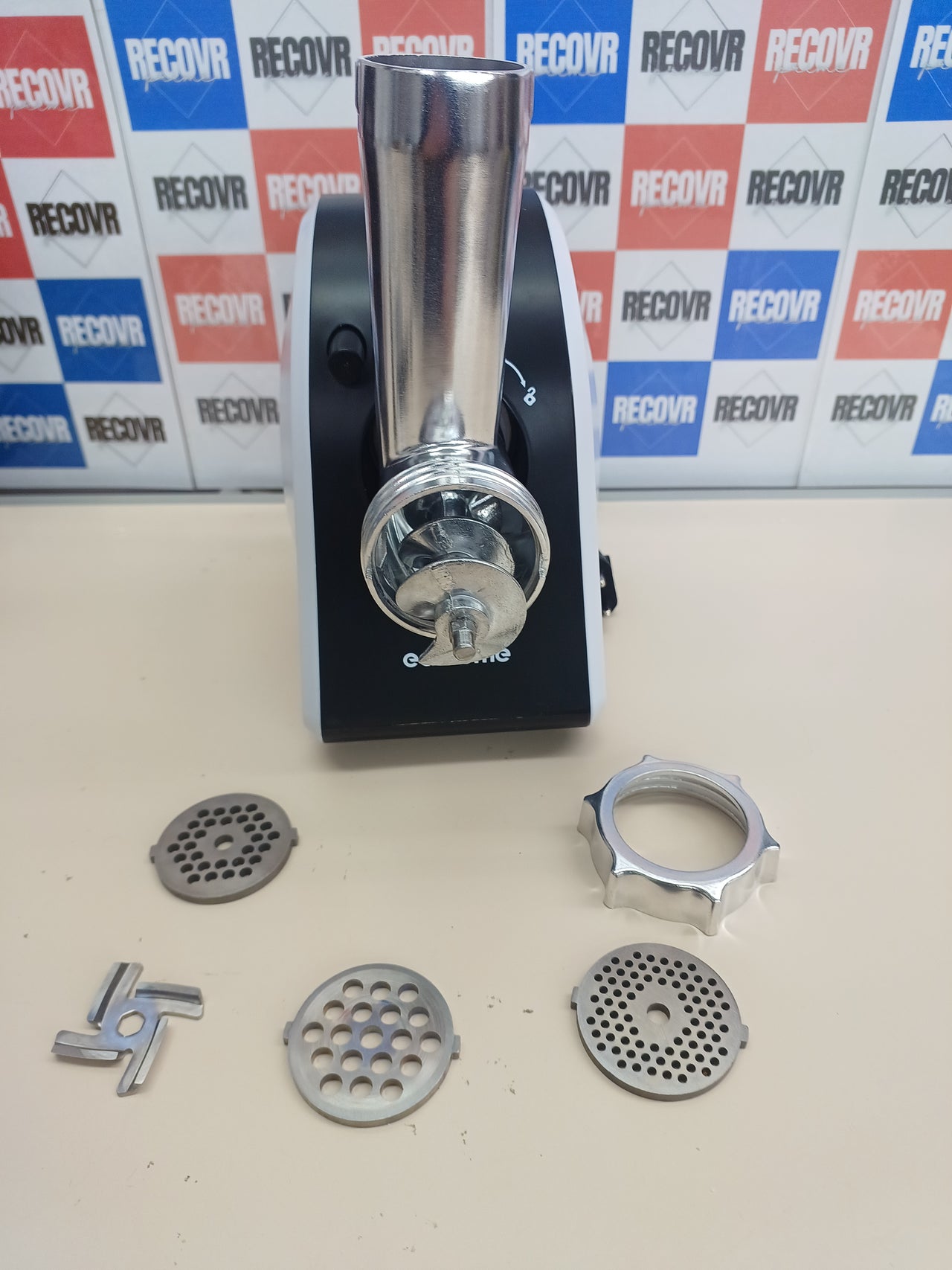 Picadora 2200 W con 3 placas y función embutir EDIHOME