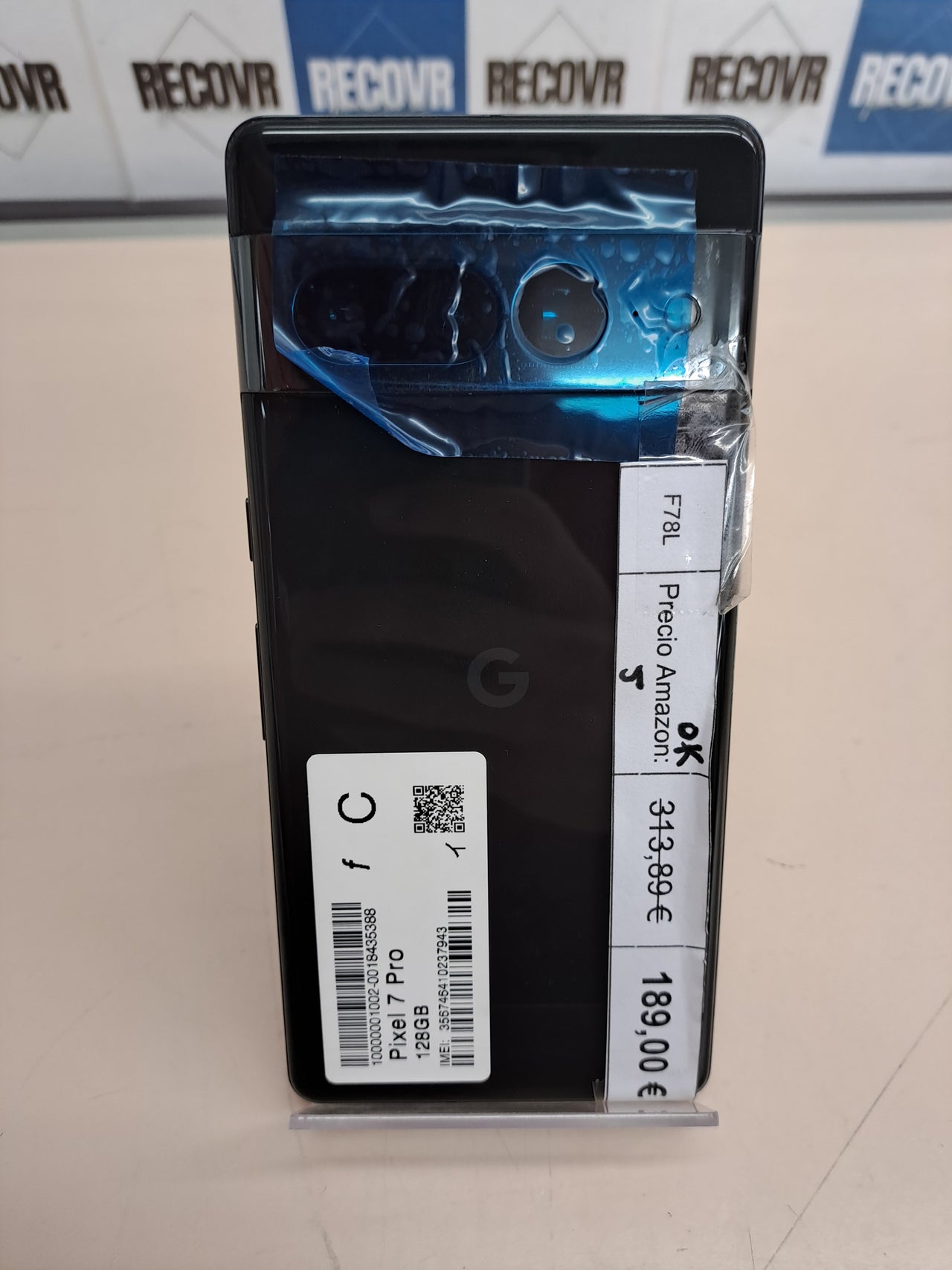Smartphone reacondicionado 128GB cámara triple Google Pixel 7 Pro negro