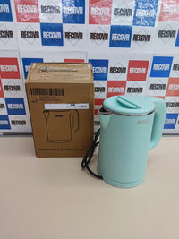Hervidor eléctrico 0,8 L 1000 W acero verde rápido - Genérico
