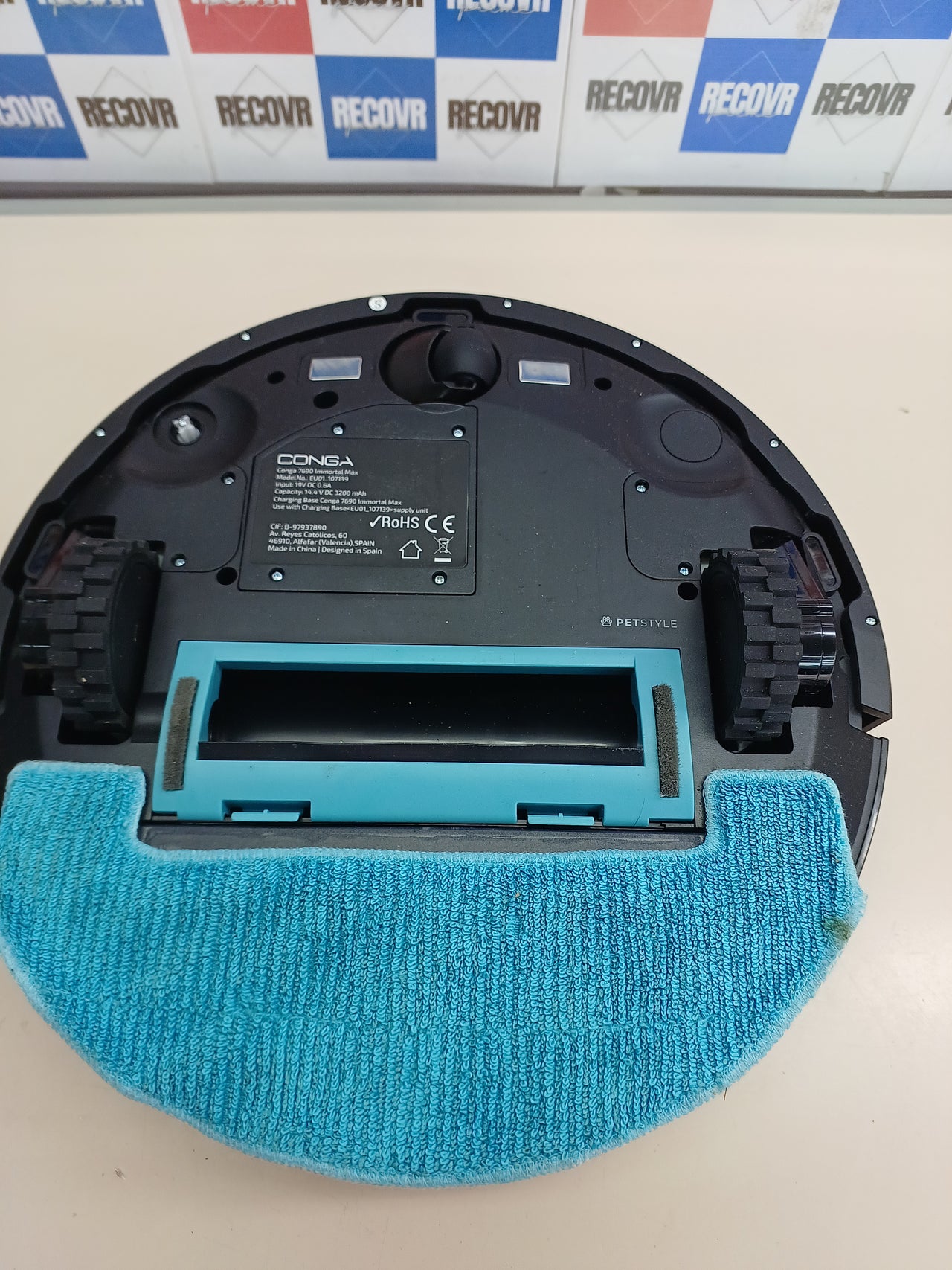 Robot aspirador y fregasuelos 5000 Pa navegación láser 220 min – Cecotec
