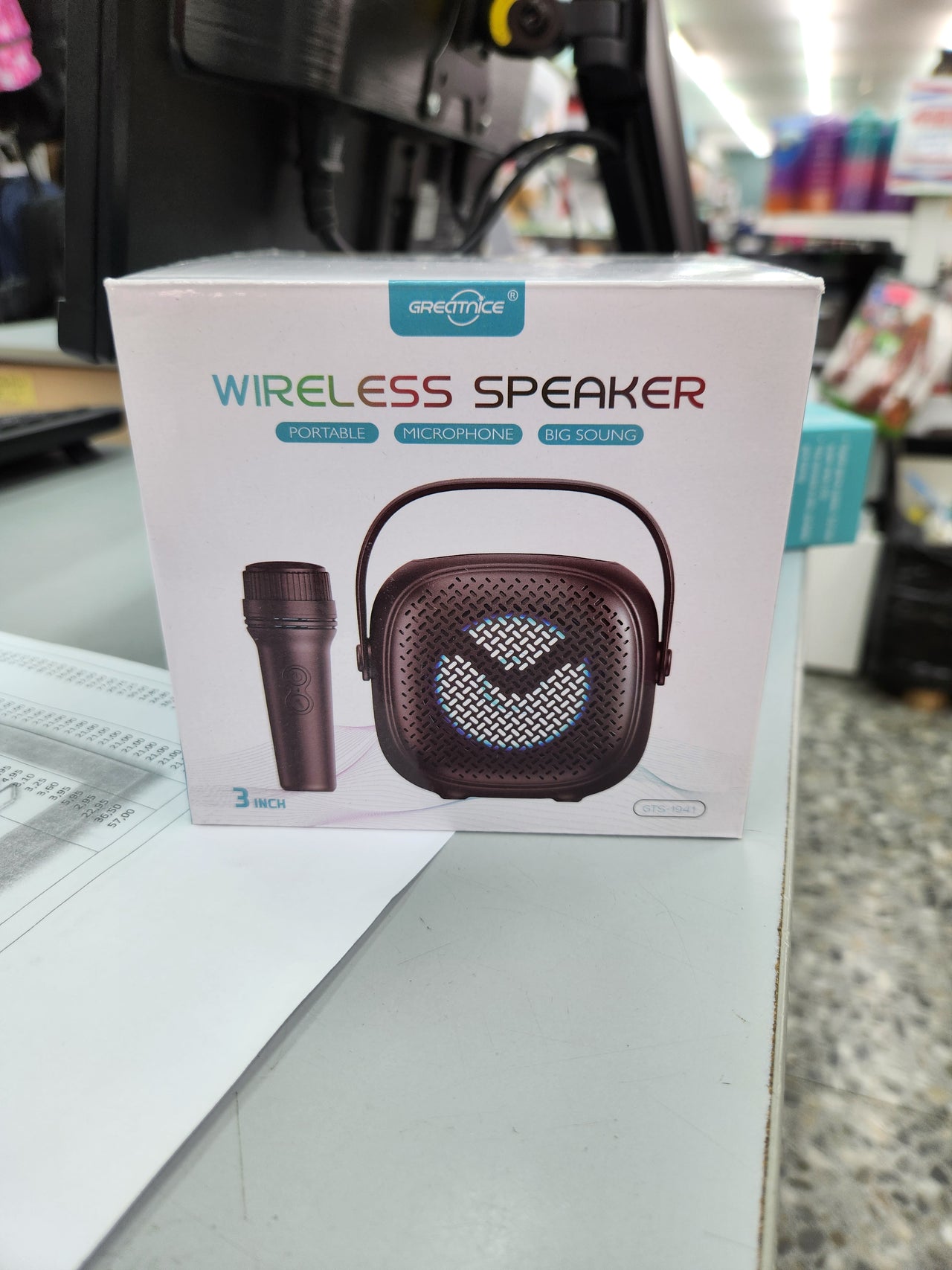 Altavoz BT Karaoke 3" GTS-1941
