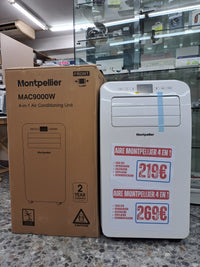 Aire acondicionado portátil 9000 BTU 4 en 1 Montpellier