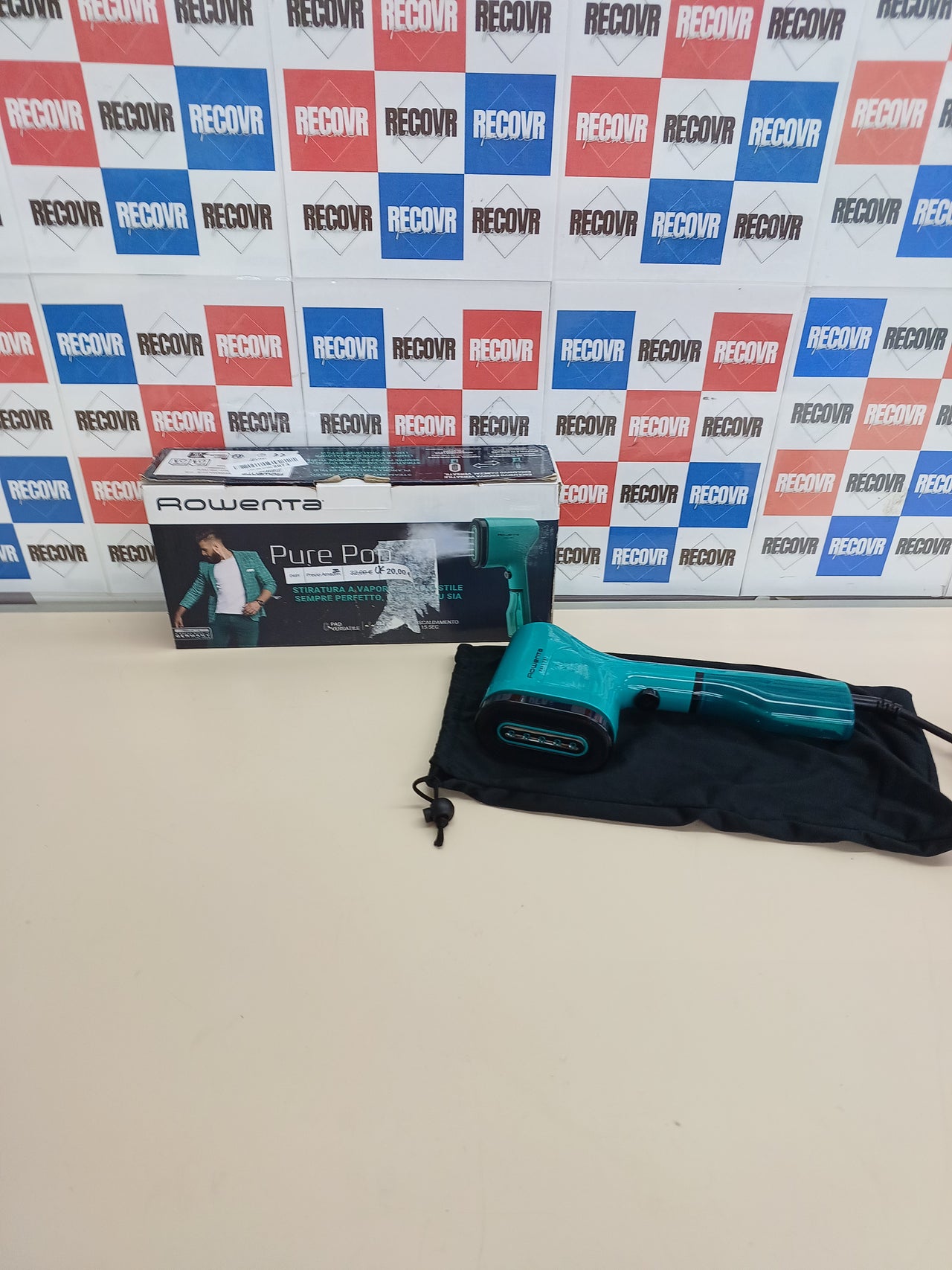 Cepillo vapor 1300W portátil plancha Rowenta