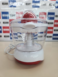 Thumbnail for Exprimidor de cítricos, 25W, capacidad 700cc, Doble copa para exprimir, Regilla filtrante, Blanco/Rojo Girmi SR0201