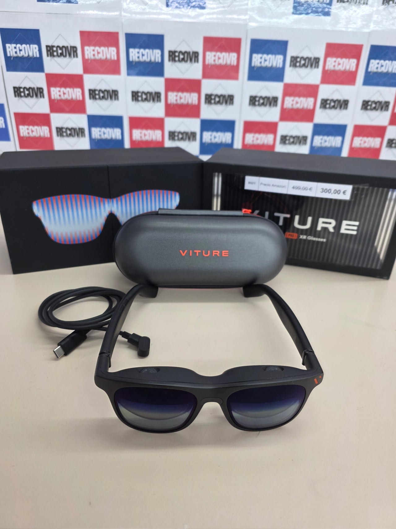 Gafas XR/AR pantalla de 135" 120Hz Viture Pro