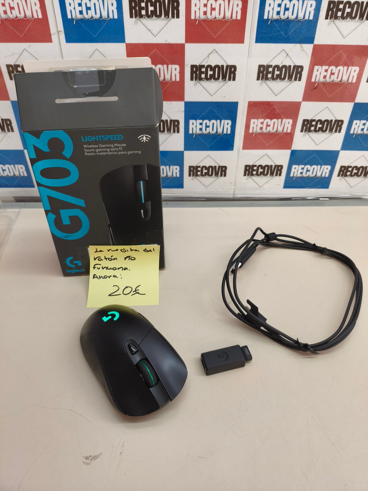 Ratón gaming inalámbrico Logitech G703 LIGHTSPEED