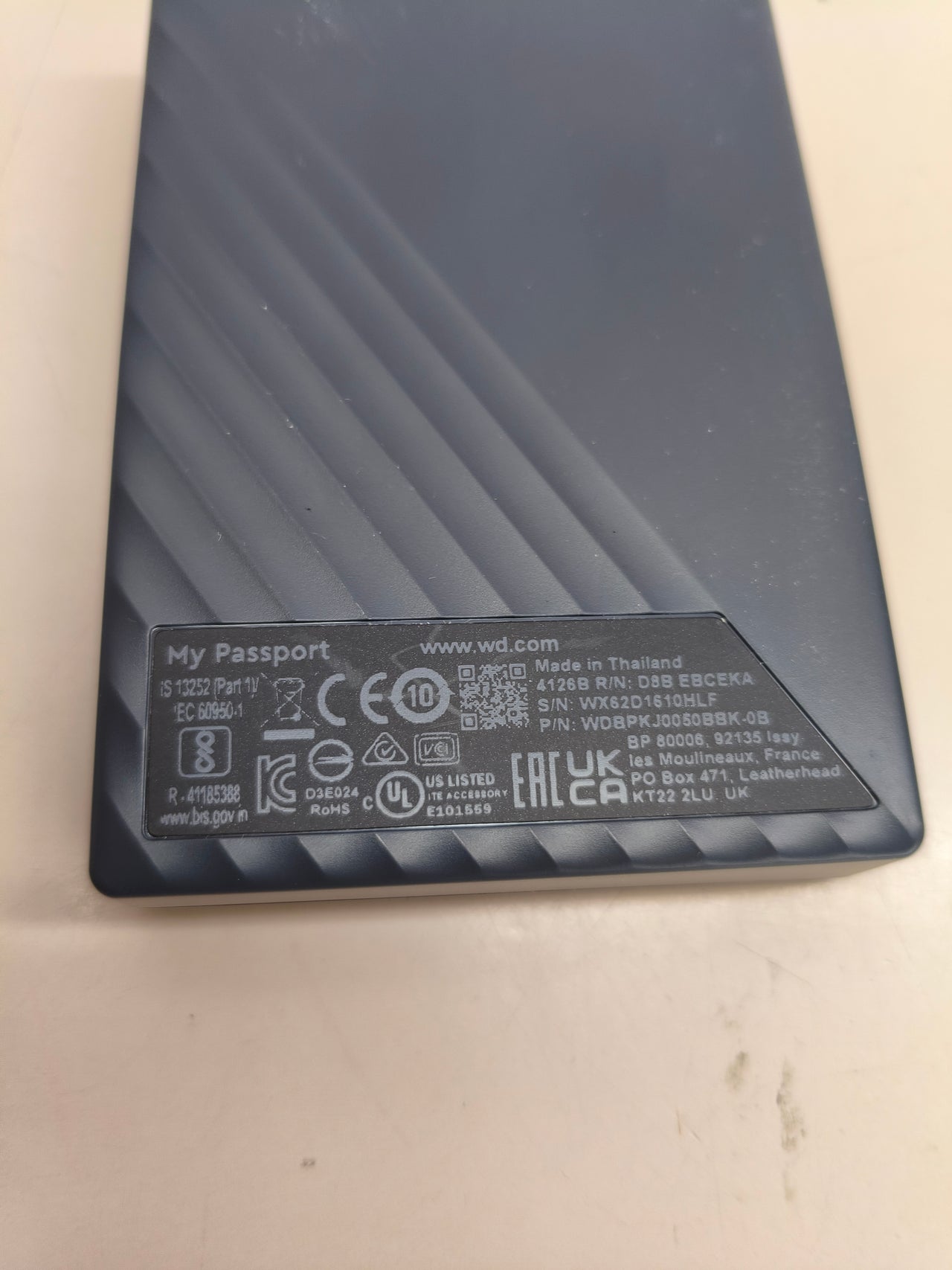 Disco duro externo WD My Passport 5 TB negro