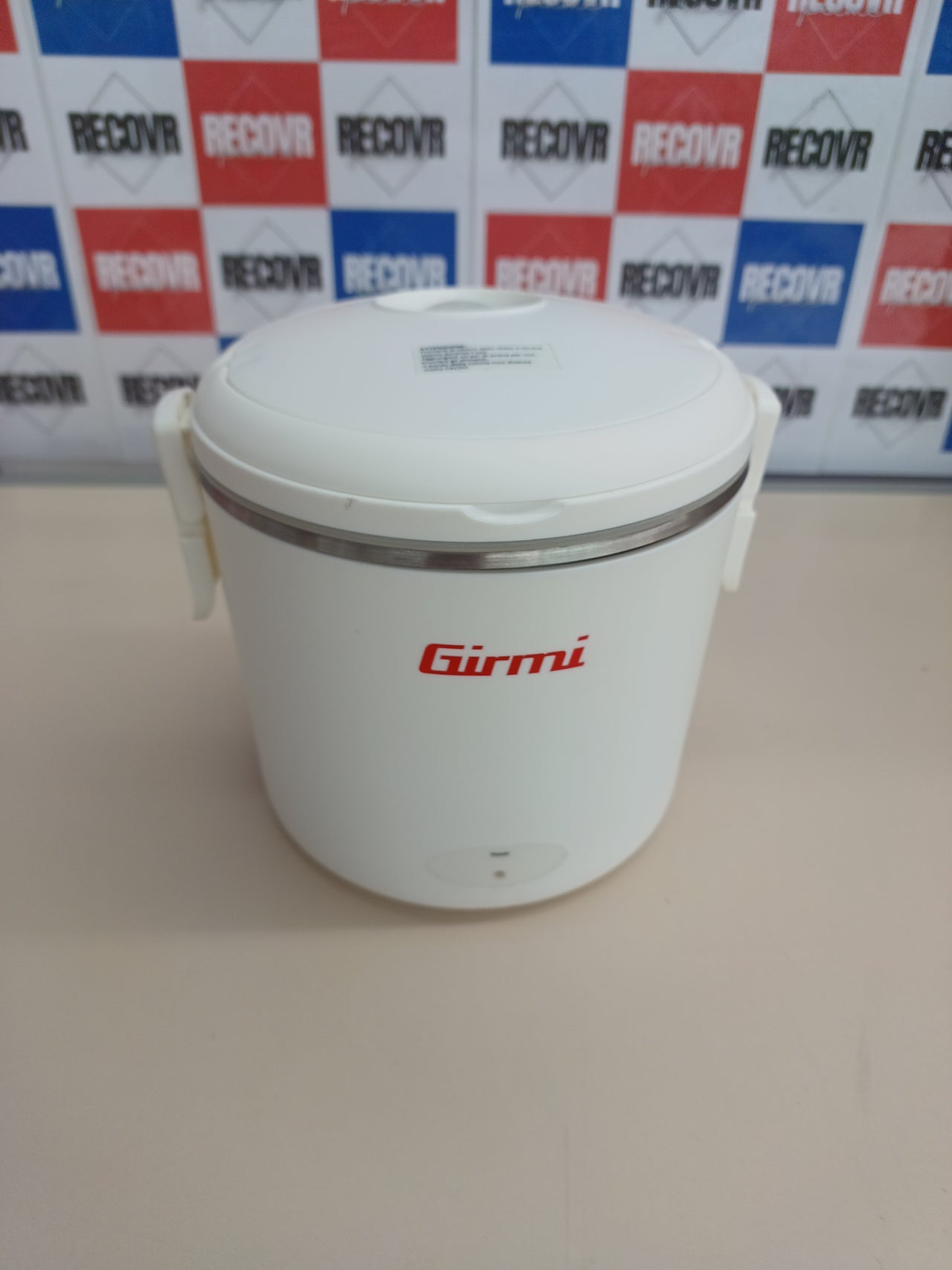 Calentador de alimentos eléctrico Girmi SC01 "Vivandiere", recipiente de acero inoxidable, 0,7 litros, 40 W, color blanco