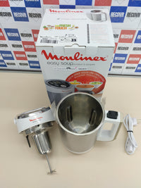 Thumbnail for Sopera Eléctrica 1,2L Inox y Blanca Moulinex Easy Soup