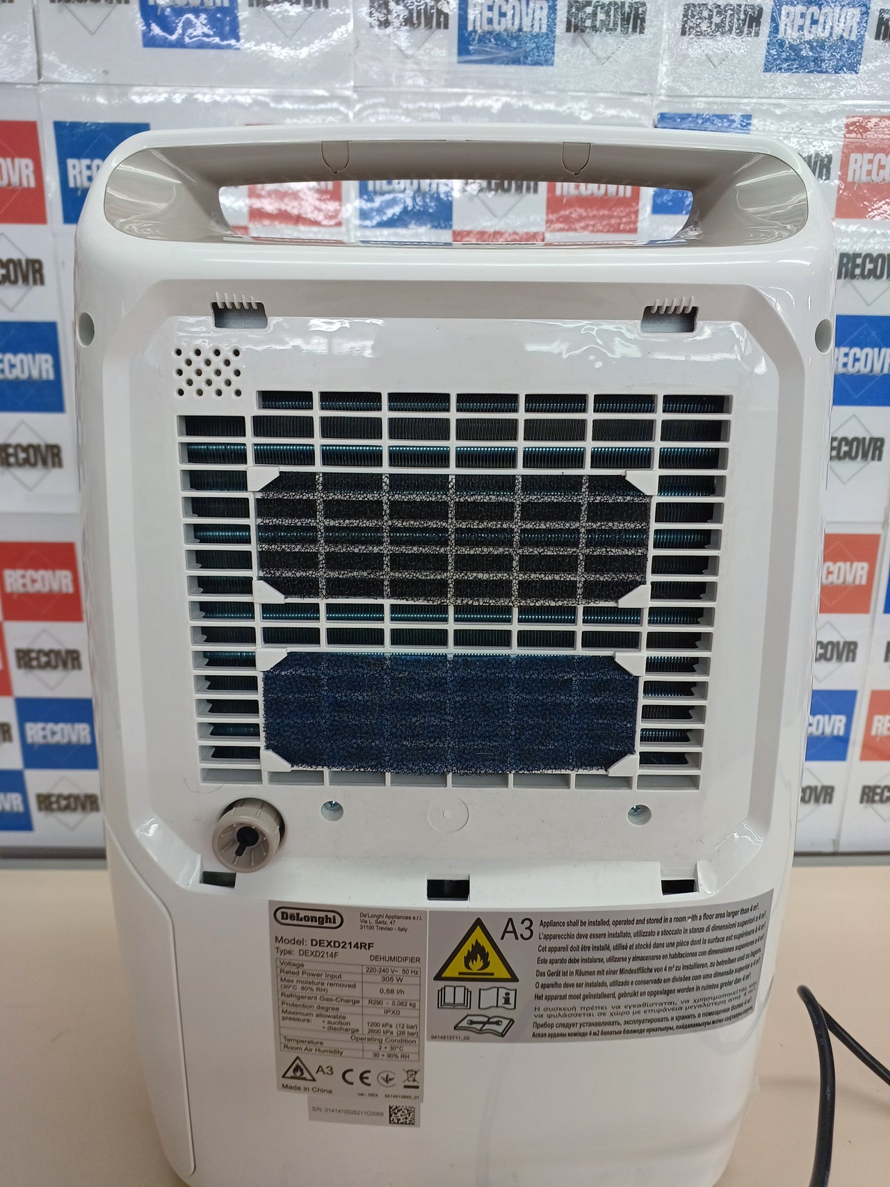 Deshumidificador De’Longhi Tasciugo AriaDry DEXD214RF