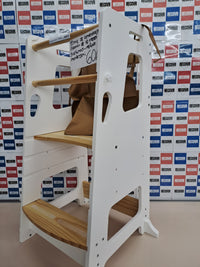 Torre aprendizaje Montessori ajustable madera – BEY & CO