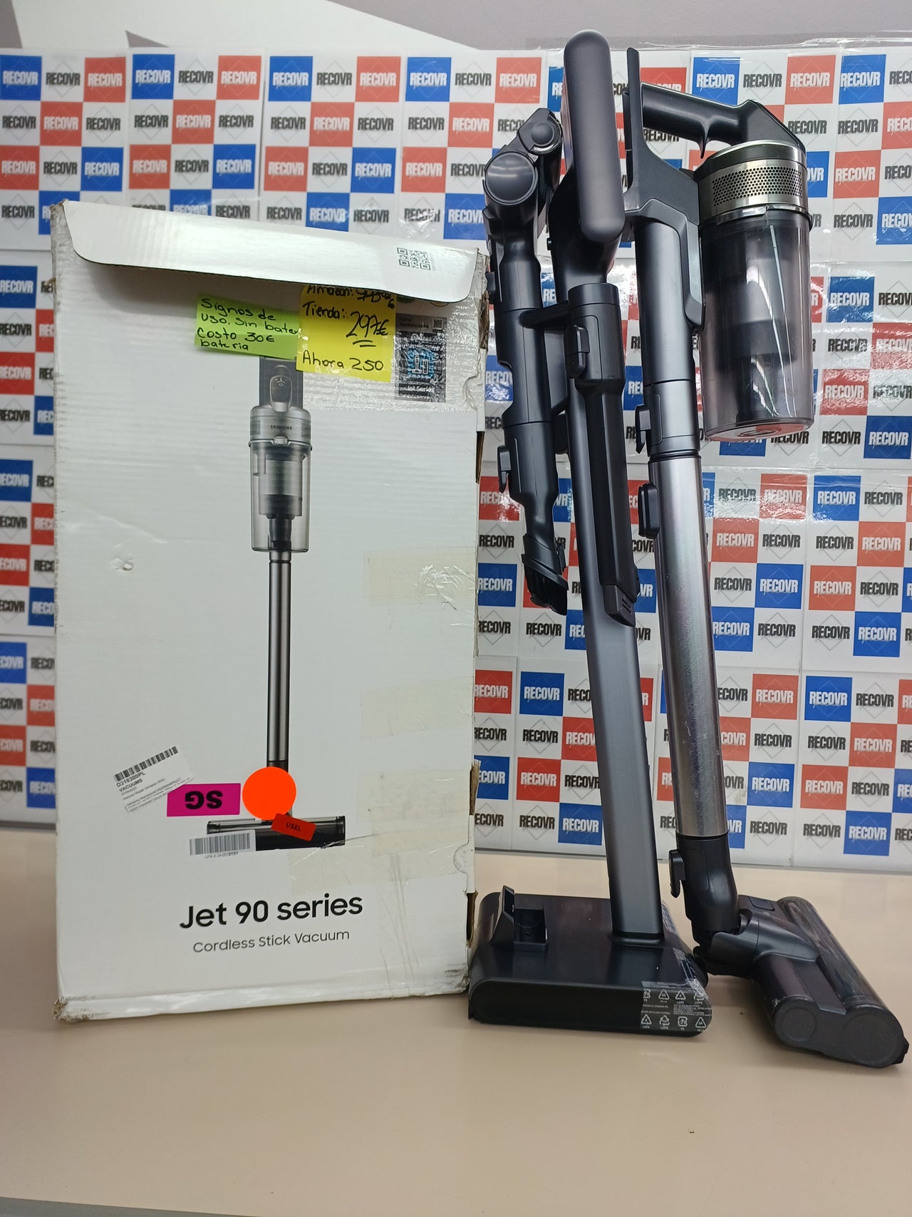 Aspiradora sin cable 200 W 60 min 6 accesorios Samsung