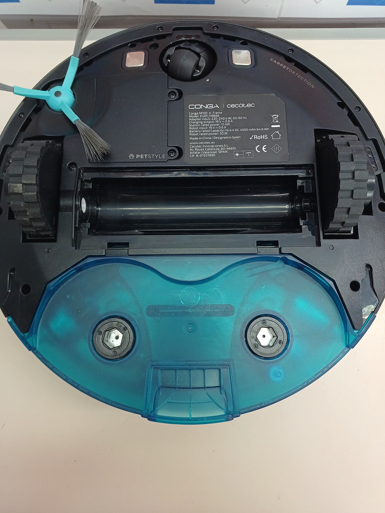 Robot Aspirador Cecotec Conga M100 X-Treme 20000Pa