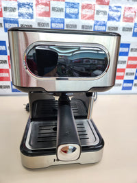 Thumbnail for Hisense, HESCM15DBK Máquina espresso molida y compatible con ESE 44 mm, presión de 15 bar, pantalla táctil, 1100 W, plata, 27,4 x 30 x 27,2 cm