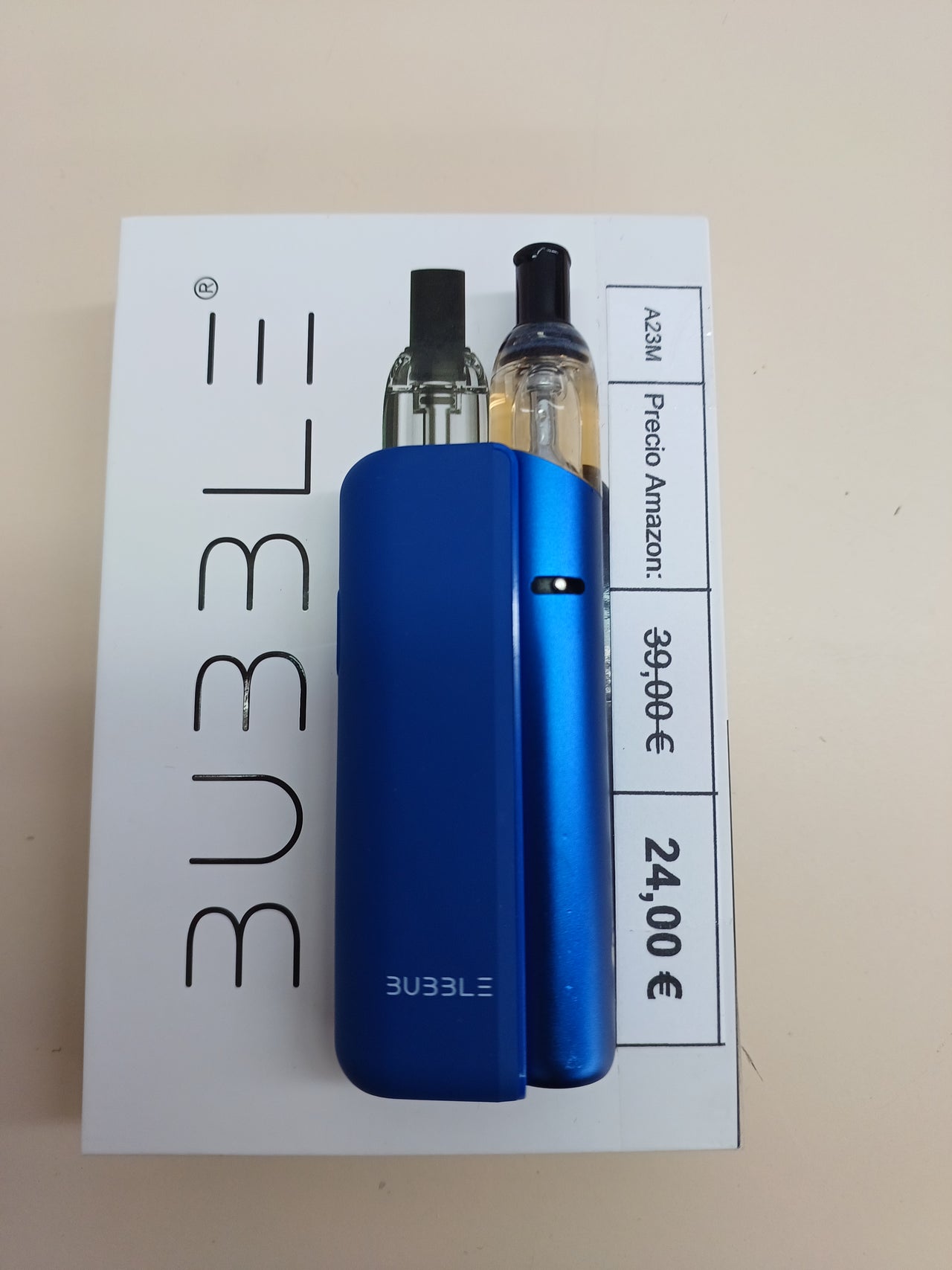 Vaporart Bubble Starter Kit Sigaretta Elettronica BLU LA CONFEZIONE NON CONTIENE LIQUIDI O RICARICHE