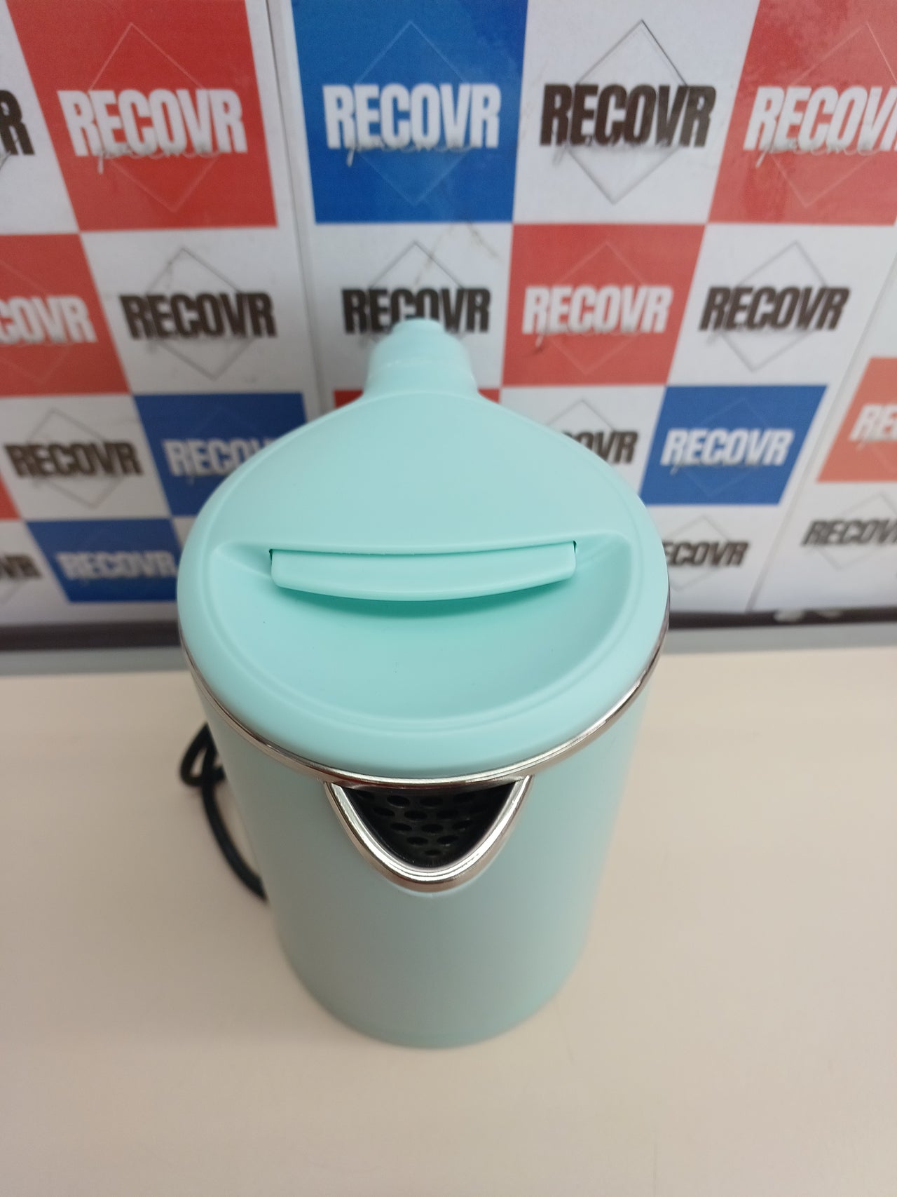 Hervidor eléctrico 0,8 L 1000 W acero verde rápido - Genérico