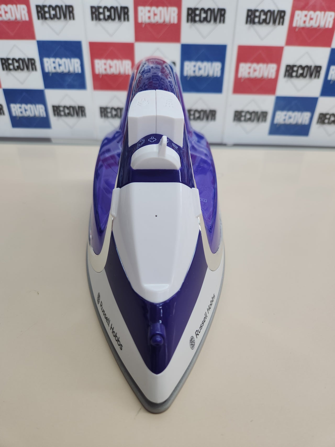 Plancha 2400W Sin Cable Supreme Steam Cordless, Suela de Cerámica, Plancha Inalámbrica, Golpe Vapor 135g, Antical, Antigoteo, Apagado Automático, Morado y Blanco - 23300-56 Russell Hobbs
