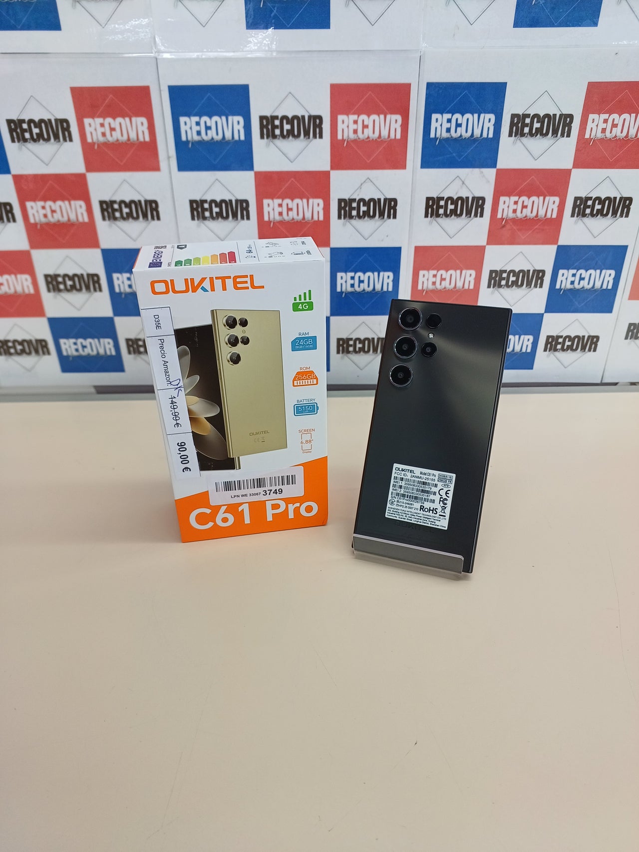 Smartphone OUKITEL C61 Pro 256GB 24GB RAM