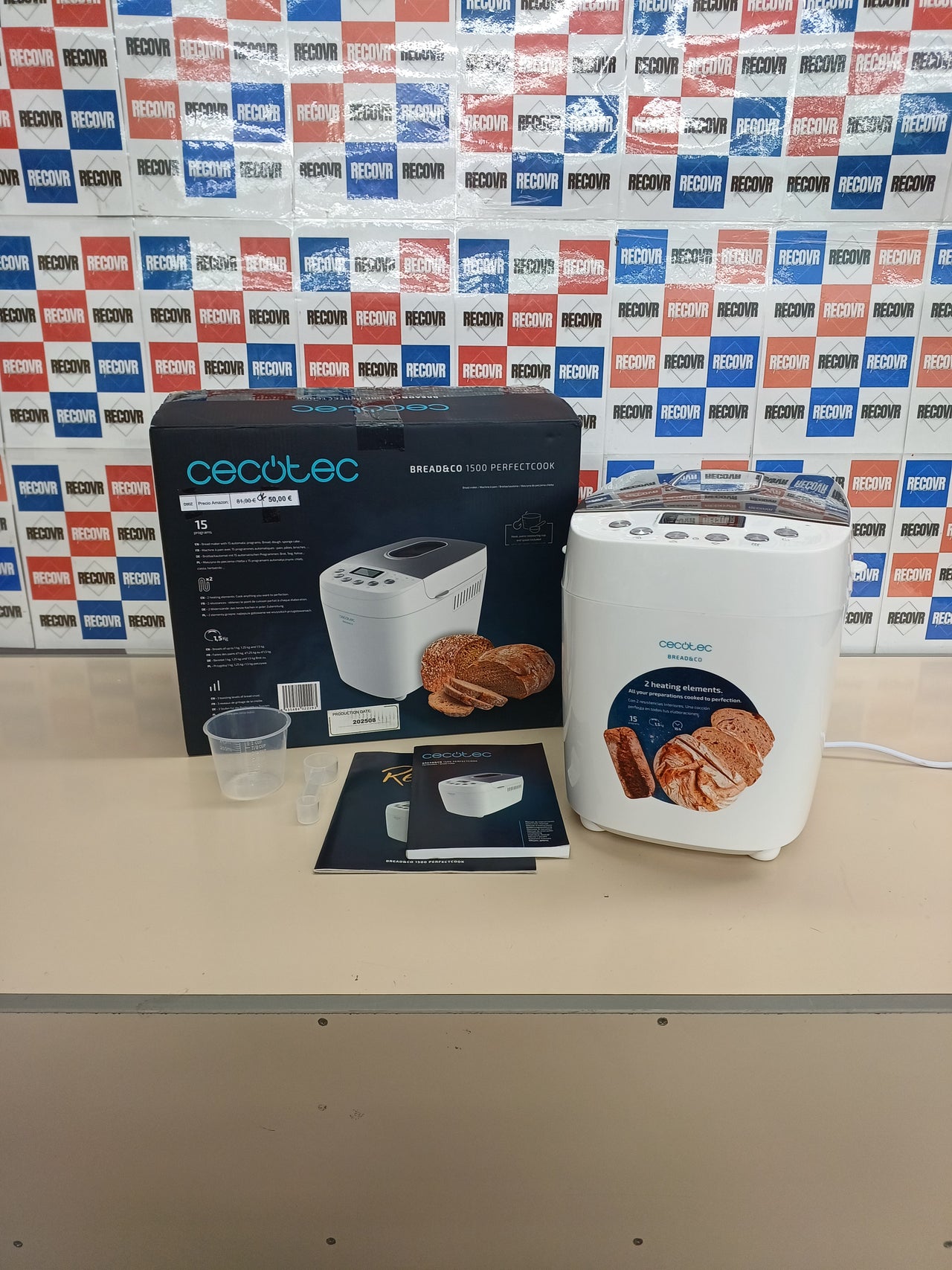 Panificadora Cecotec Bread&Co 1500 PerfectCook