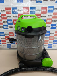 Aspirador de cenizas 1200 W, 20 L, con filtro HEPA lavable y función soplado