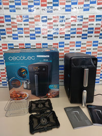 Freidora de aire 10 L 2400 W doble cubeta táctil – Cecotec