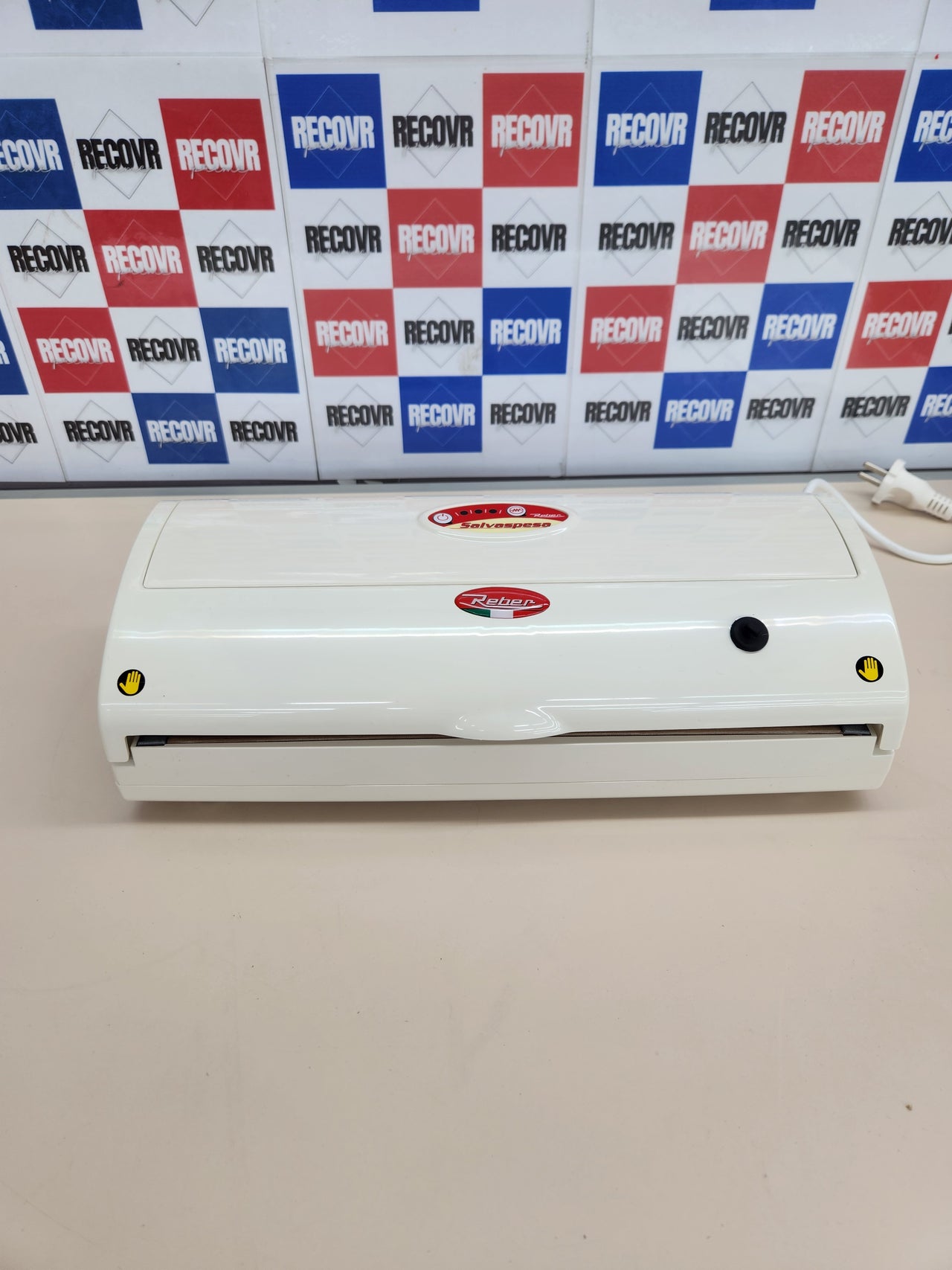 Envasadora al Vacío Automático Reber 9340N 18Lt/Min, 250W, Aparato de  Salvaspesa,-830MB, , Color Blanco