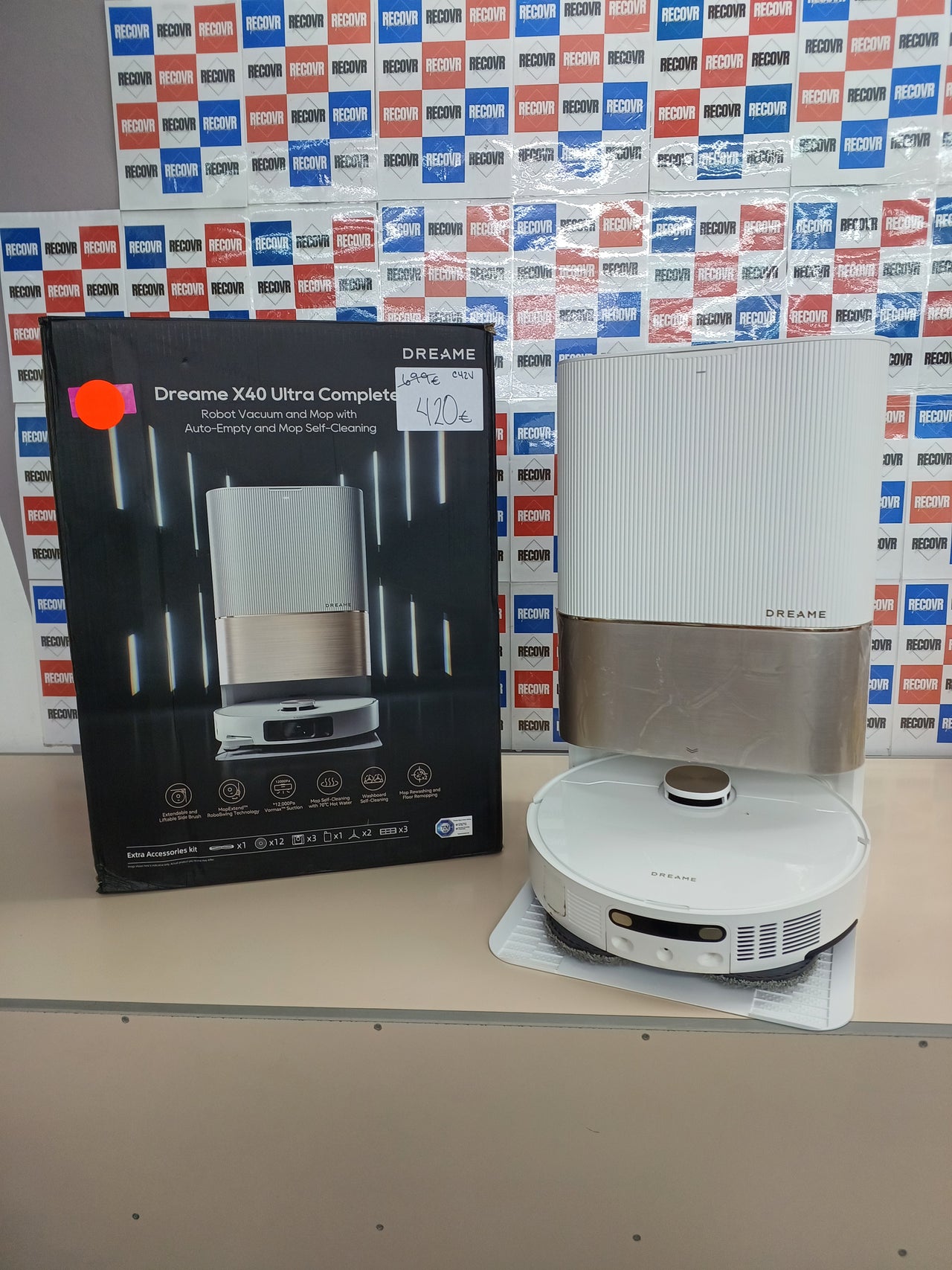 Robot Aspirador Fregasuelos DREAME X40 Ultra Complete