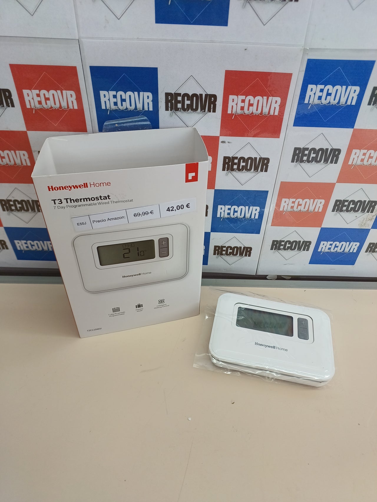 Termostato programable cableado 7 días – Honeywell