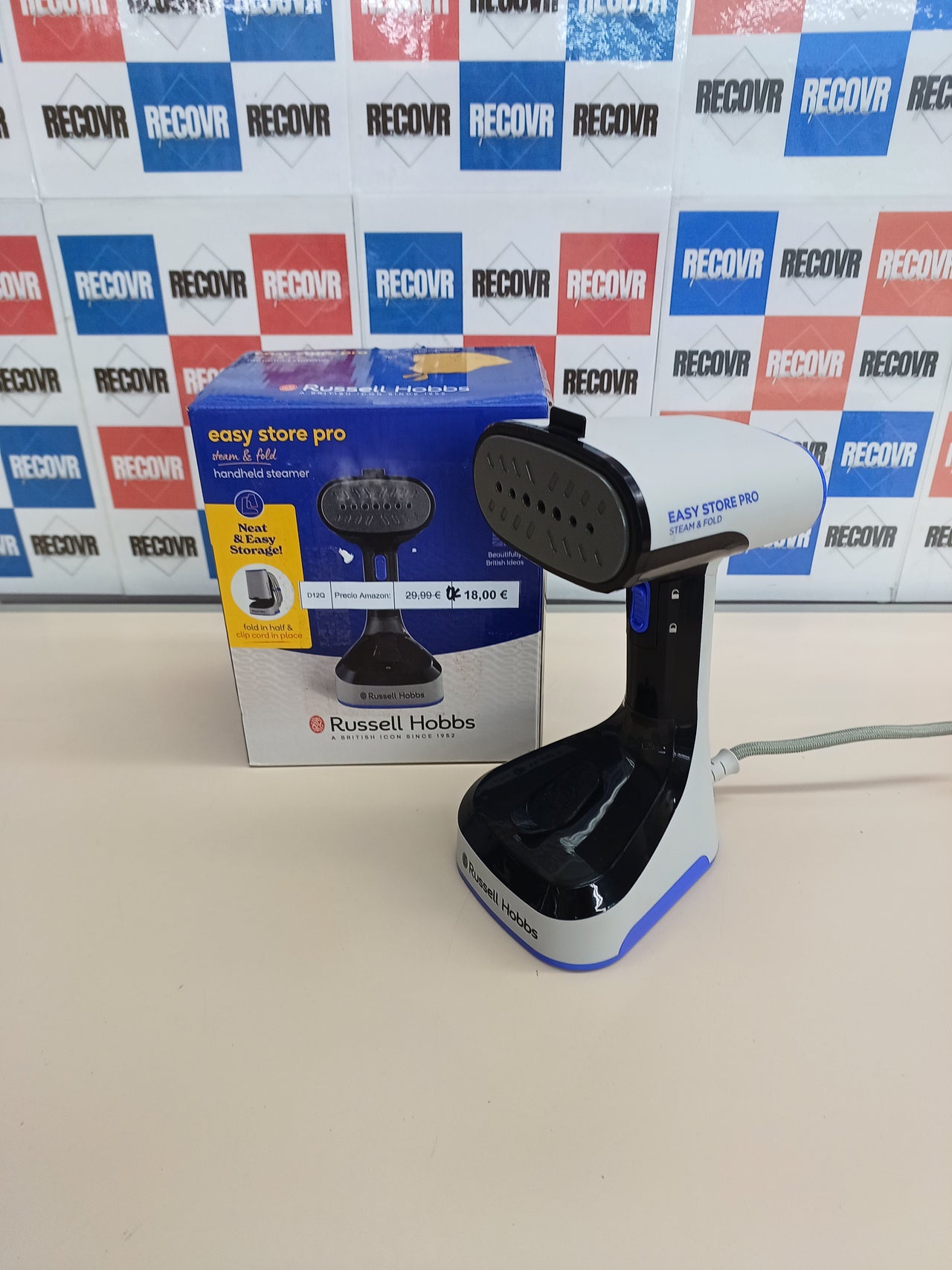 Plancha Vertical Russell Hobbs Easy Store PRO 1500W