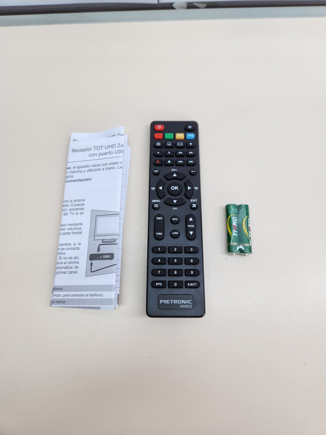 Receptor decodificador TDT 4K Ultra HD METRONIC