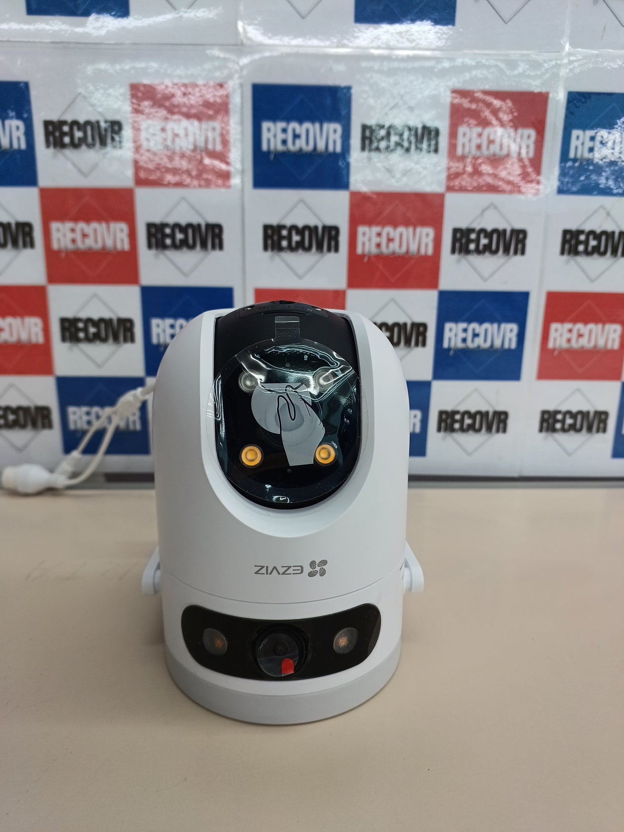 Cámara Vigilancia WiFi Exterior 360° Doble Lente, 3K