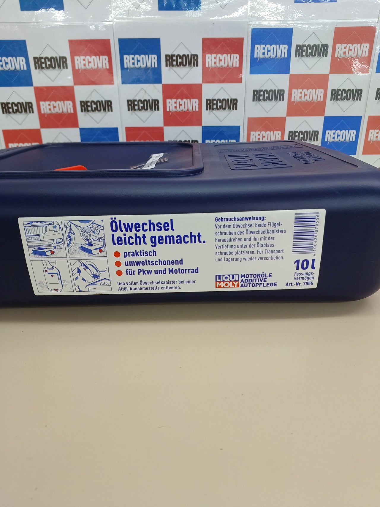 Bidón para cambio de aceite 10L LIQUI MOLY