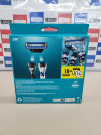 Thumbnail for Recambio Maquinillas De Afeitar Gillette Mach3 Para Hombre De 3 Hojas, 18 Recambios Para Máquina De Afeitar, Hojas Más Resistentes Que El Acero
