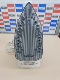 Plancha 2600W Cerámica  Russell Hobbs, Blanco/Azul.
