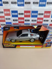 Delorean RC con turbo, luces, USB, desde 6 años.
