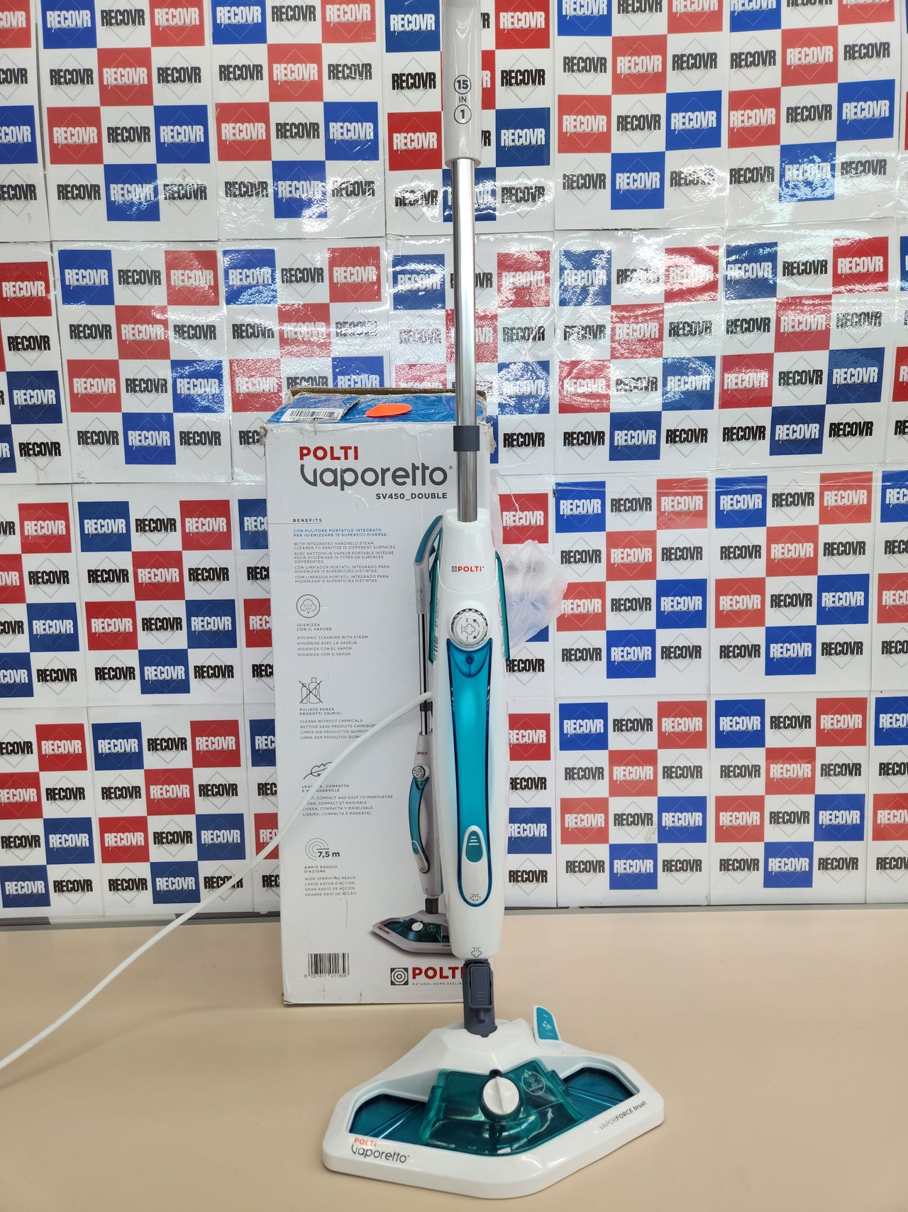 Mopa vapor 2 en 1 Polti Vaporetto SV450 Double