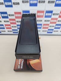 Raclette Cheese&Grill 60oW 6000 Black. Potencia, Función Grill, Acabado Acero INOX, Termostato Regulable, 2 espátulas de Madera, Parrilla Superior Antiadherente Cecotec