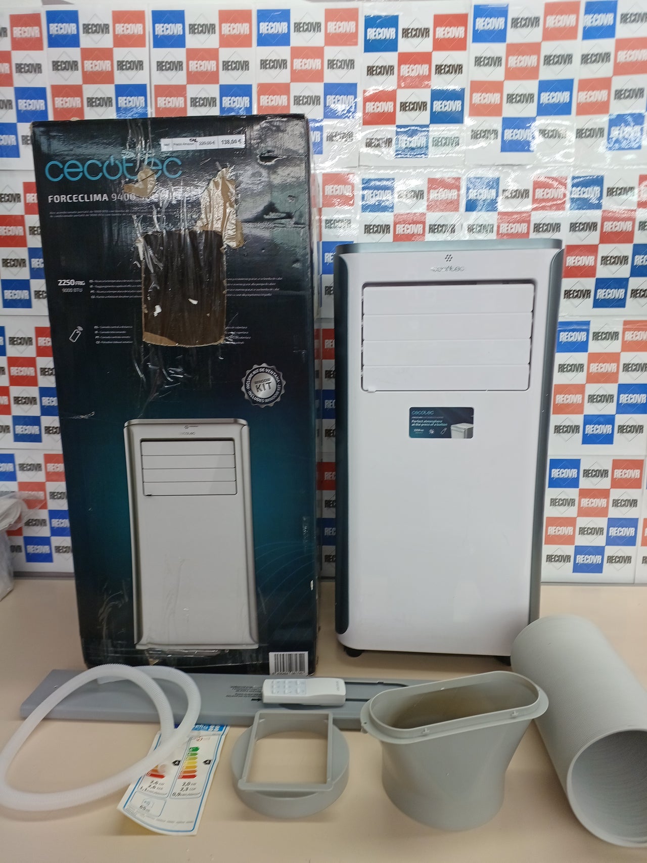 Aire acondicionado portátil 9000 BTU con calor – Cecotec