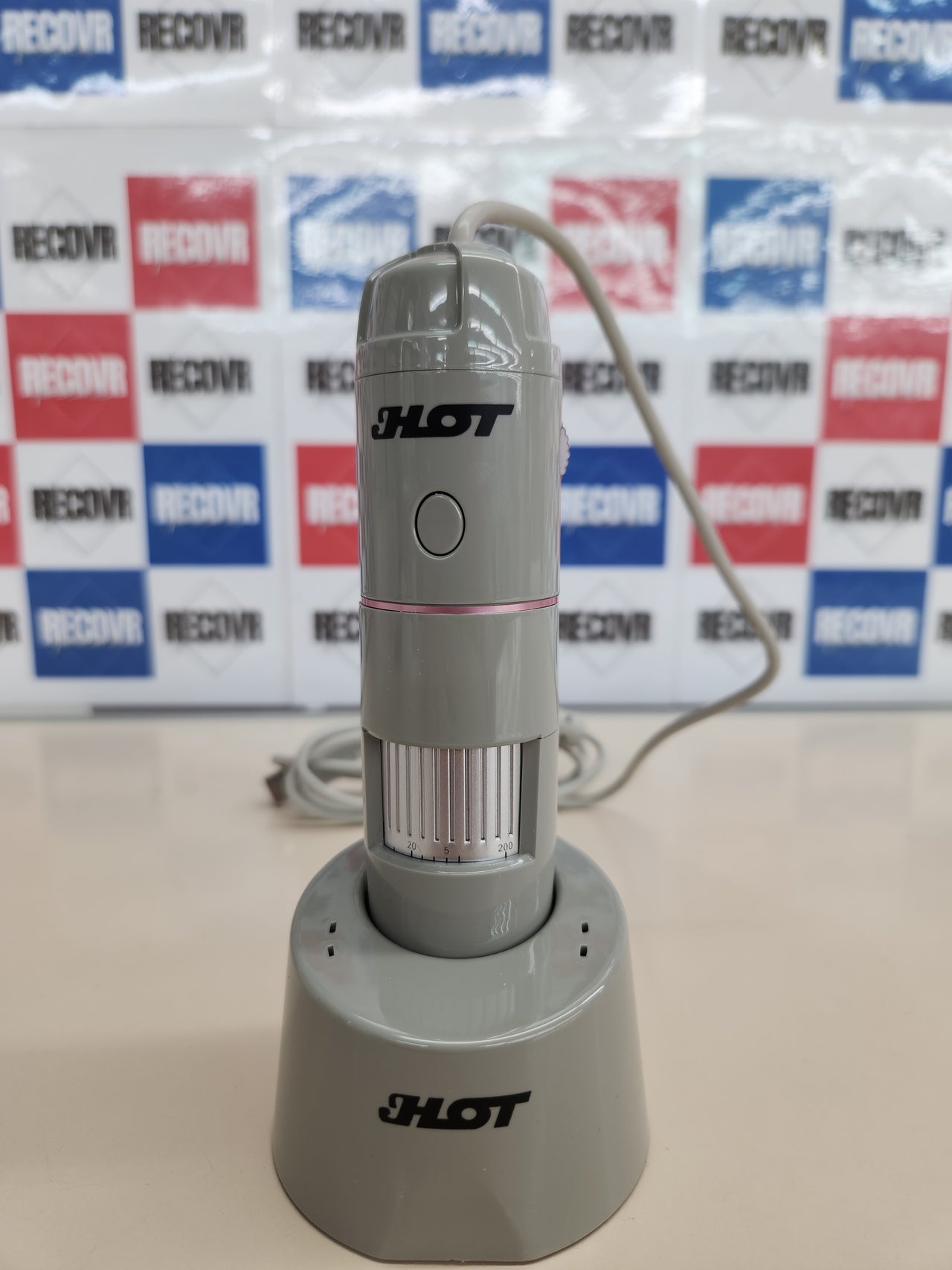 Microscopio USB 200X para piel y cabello
