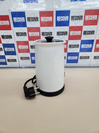 Duronic MF130 Espumador de leche - Prepara espuma Caliente o Fría, 550W, Base Inalámbrica 360°, Capacidad de 130 ml para espumar y 240 ml para calentar, Seguro y Fácil de Limpiar