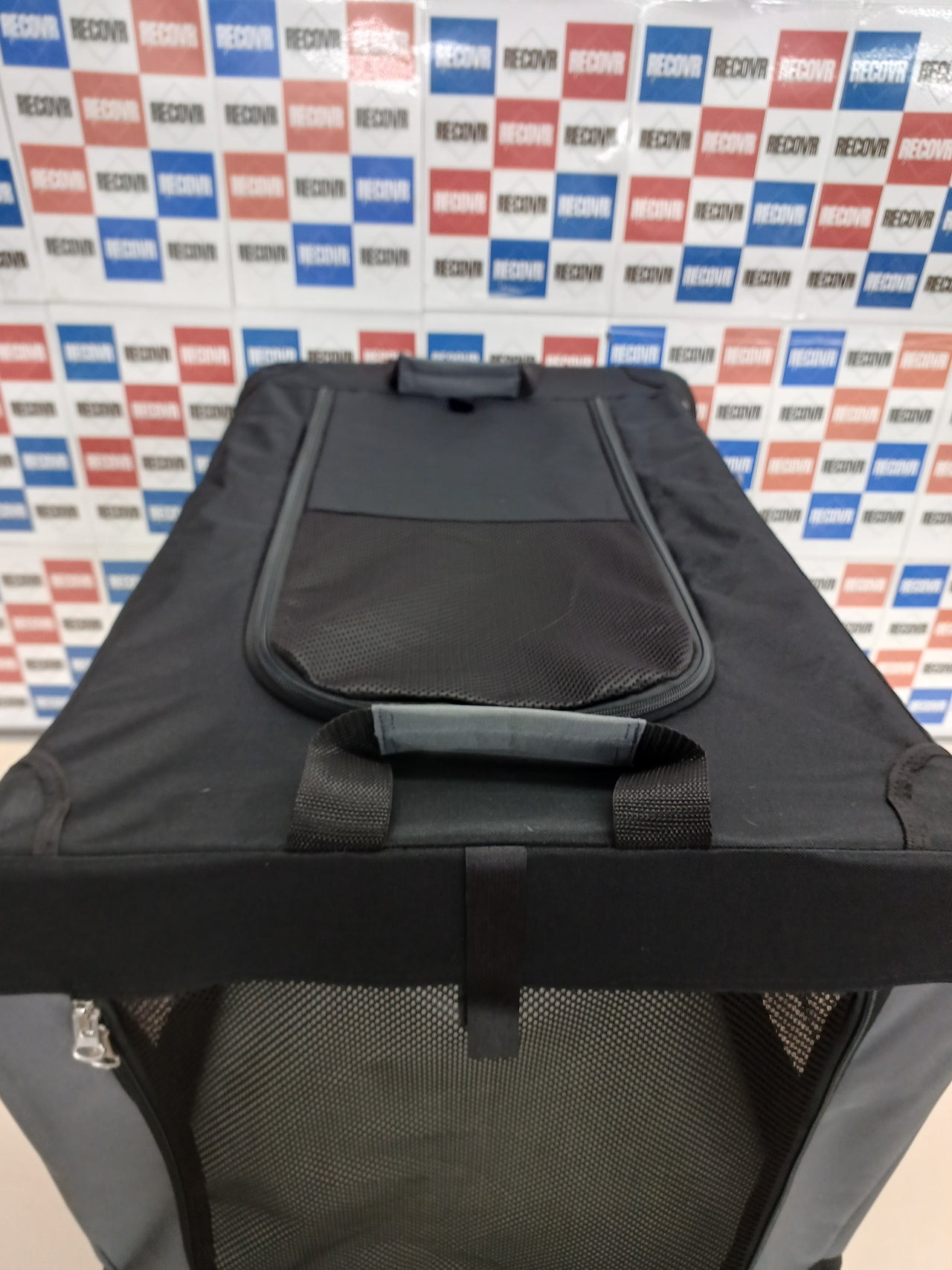 Transportín plegable tela oxford mediano Feandrea