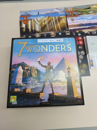 Juego de Mesa 7 Wonders en Italiano, para 3-7 Jugadores, Edad 10+ Asmodee
