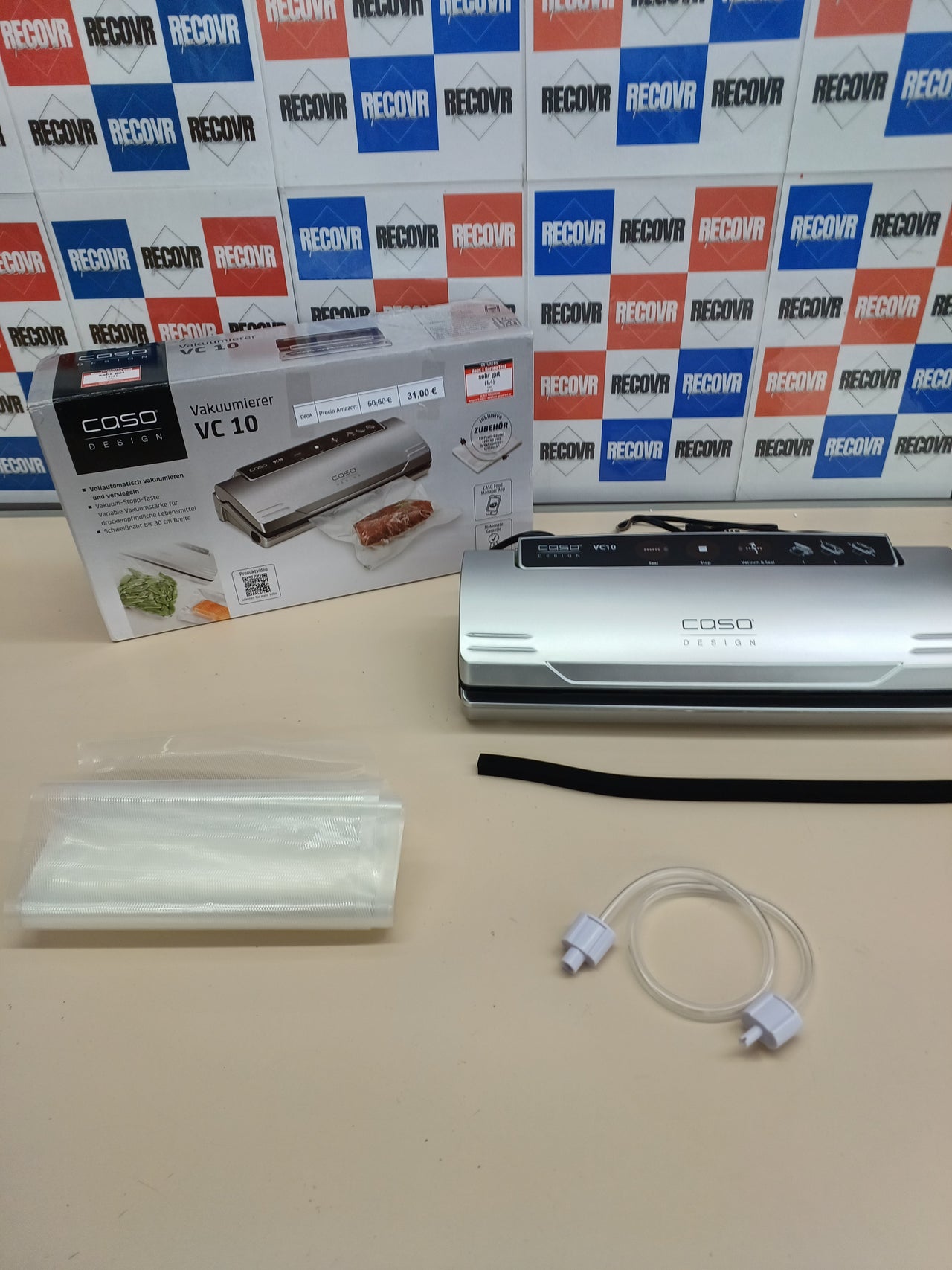 Envasadora al vacío compacta, sellado 30 cm CASO