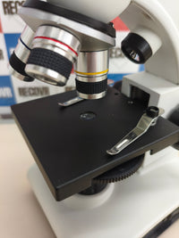 Microscopio profesional con adaptador para móvil y kit de laboratorio escolar